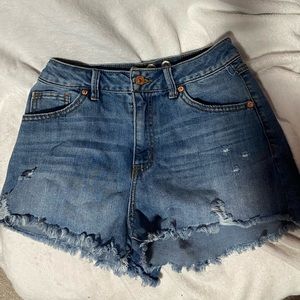 High Waisted Jean Shorts
